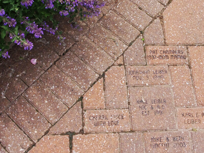 Commemorative Pavers - Memorial Walkway Paver Order Form - A Perfect Gift  for Your Brush High Alum - Charles